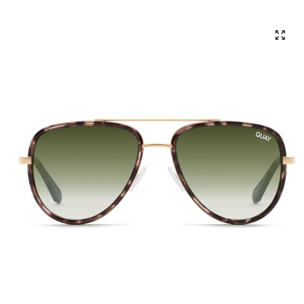 Quay Tortoise x JLo Limited Edition All In - Milky Camo Green faded